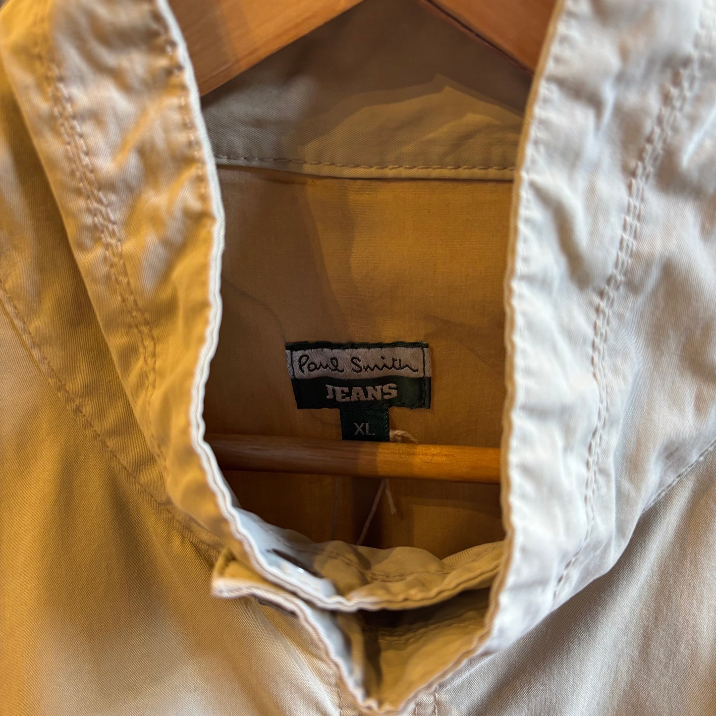 Paul Smith Jeans Harrington Zip Up Jacket Cream (XL)