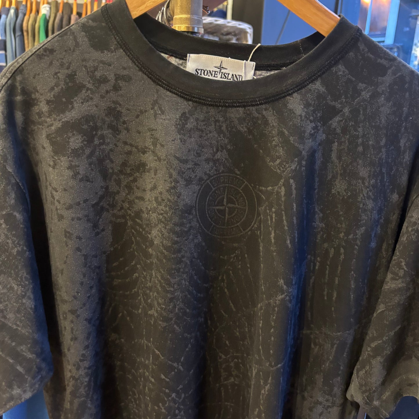 Supreme X Stone Island FW23 Spider Web T Shirt Black (Small)