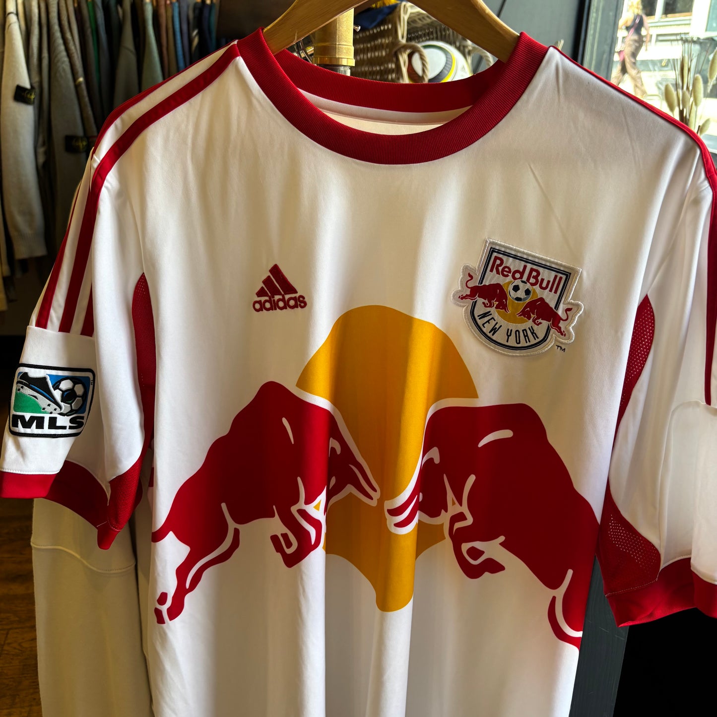 New York Red Bulls Adidas 2012/13 Home Shirt White (Large)