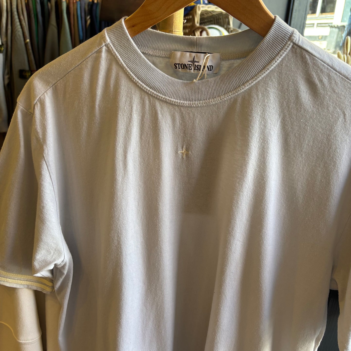 Stone Island S/S 2020 Compass T-Shirt Light Blue (Medium)