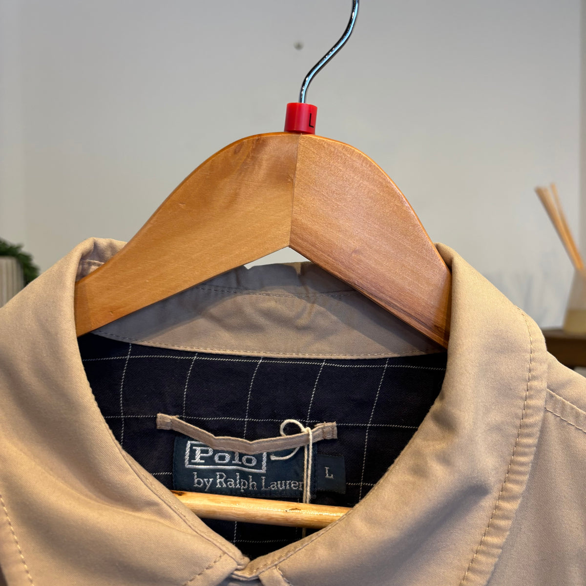 Ralph Lauren Harrington Zip Jacket Beige (Large)