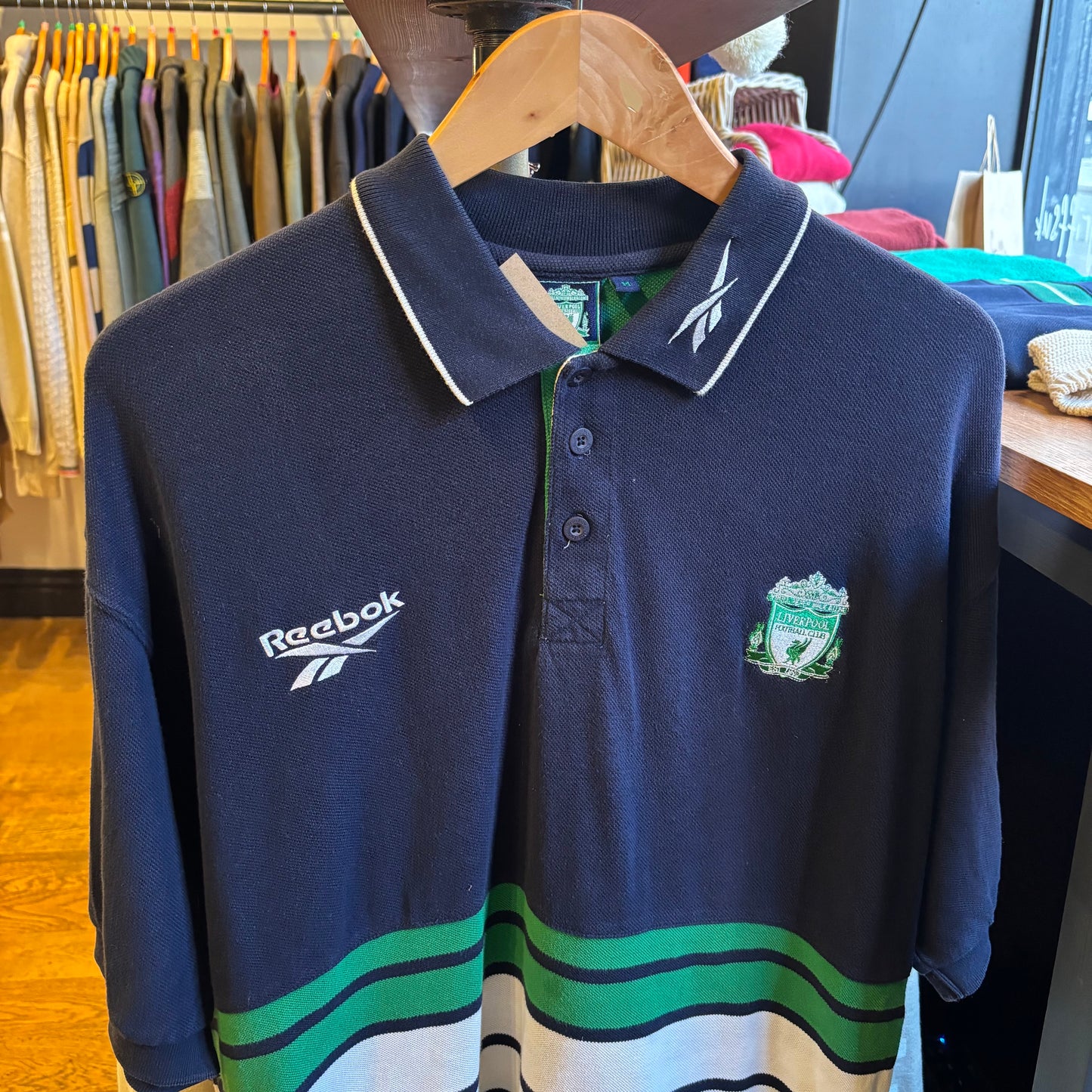 Liverpool Reebok 1999/00 Polo Shirt (Medium)