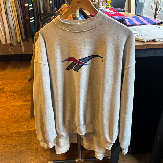 Reebok Big Logo Oversized Sweatshirt Grey (Large)