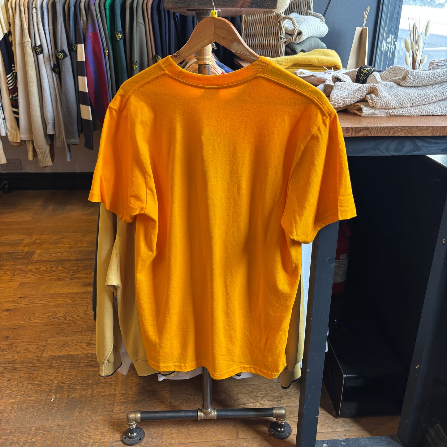 Supreme FW18 System Graphic T-Shirt Orange (Medium)