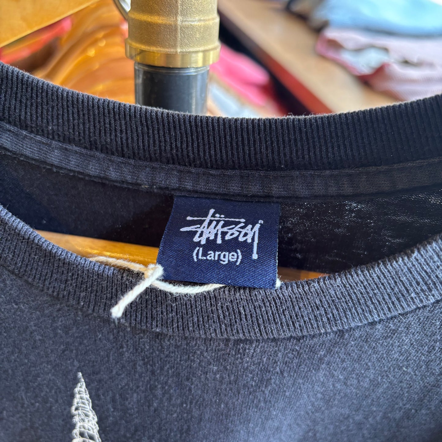 Stussy 90s Stupid Fresh Graphic Print T-Shirt Black (Large)