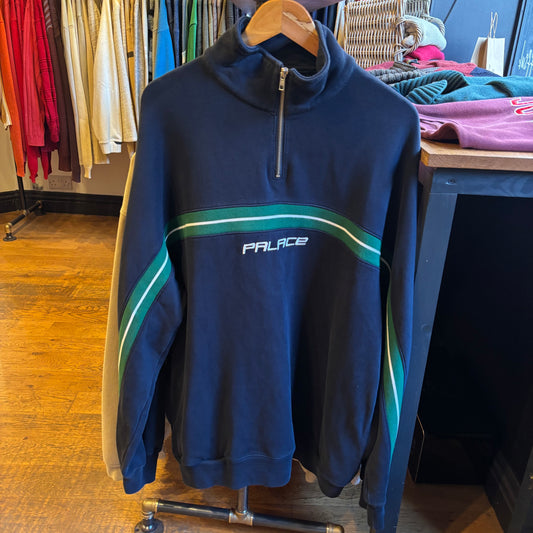 Palace FW20 Insert Quarter Zip Jumper Navy (XL)