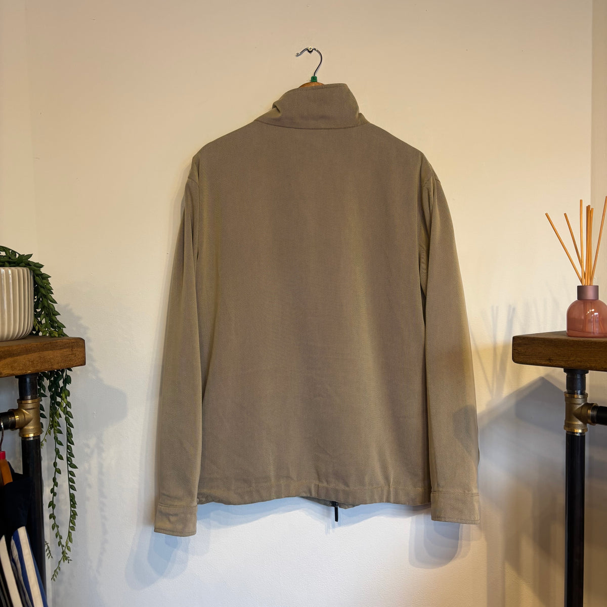 Burberry London Zip Up Jacket Beige (XL)