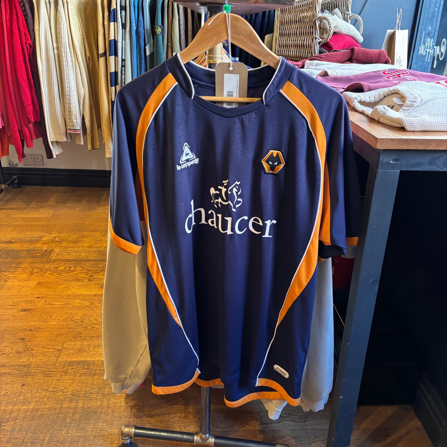 Wolverhampton Wanderers 2007/08 Training Shirt Navy (XL)