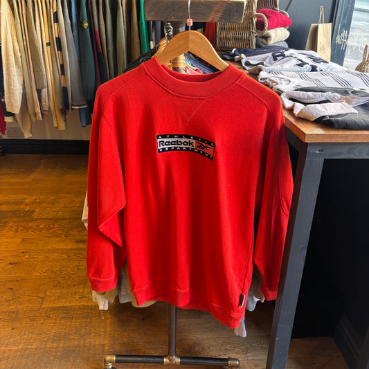 Reebok Athletic Department Oversized Sweatshirt Red (Small)