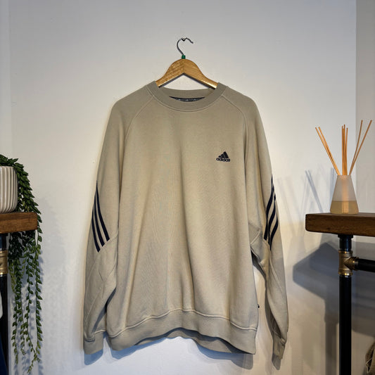 Adidas 90s Oversized Sweatshirt Cream (XL)