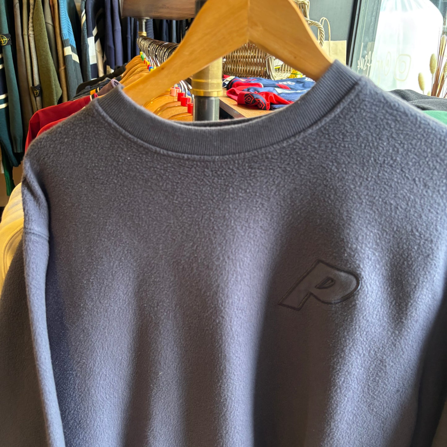 Palace FW23 Reverse P3 Crew Sweatshirt Navy (Medium)