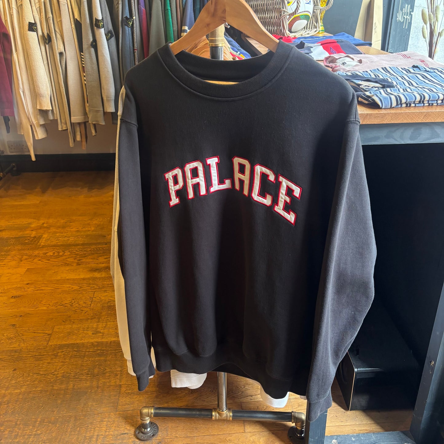 Palace FW20 Alas Oversized Sweatshirt Black (XL)
