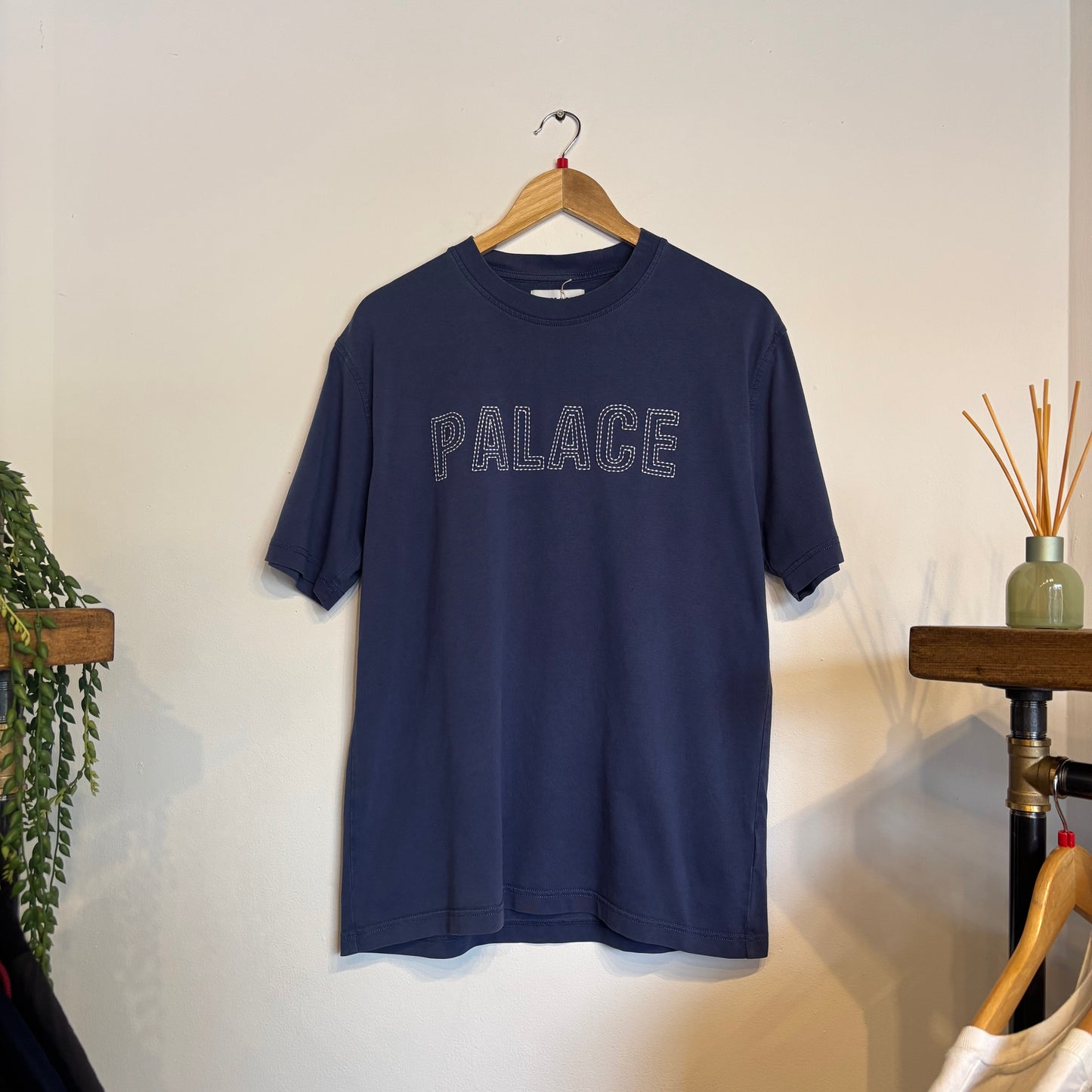 Palace FW21 Contrast Stitch T-Shirt Blue (Large)
