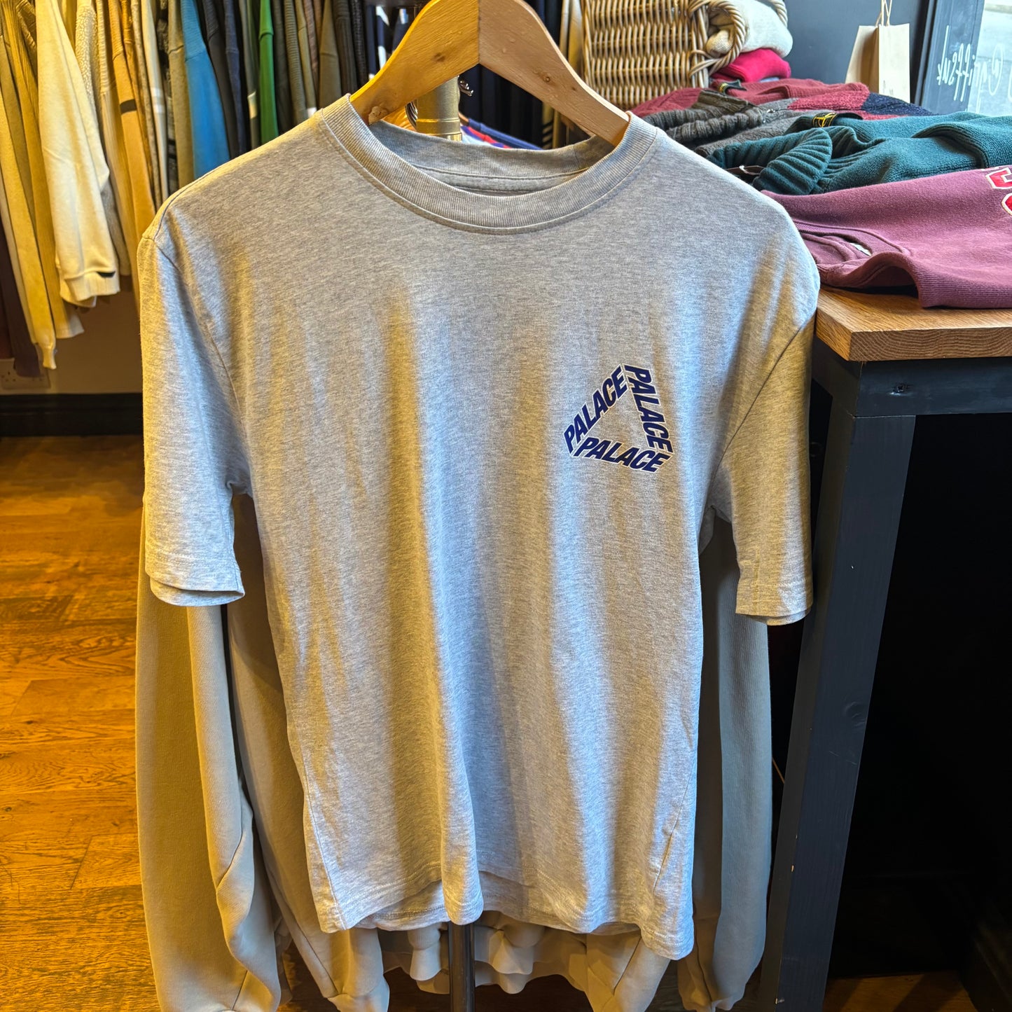 Palace SS24 P-3 Outline T-Shirt Grey (Small)