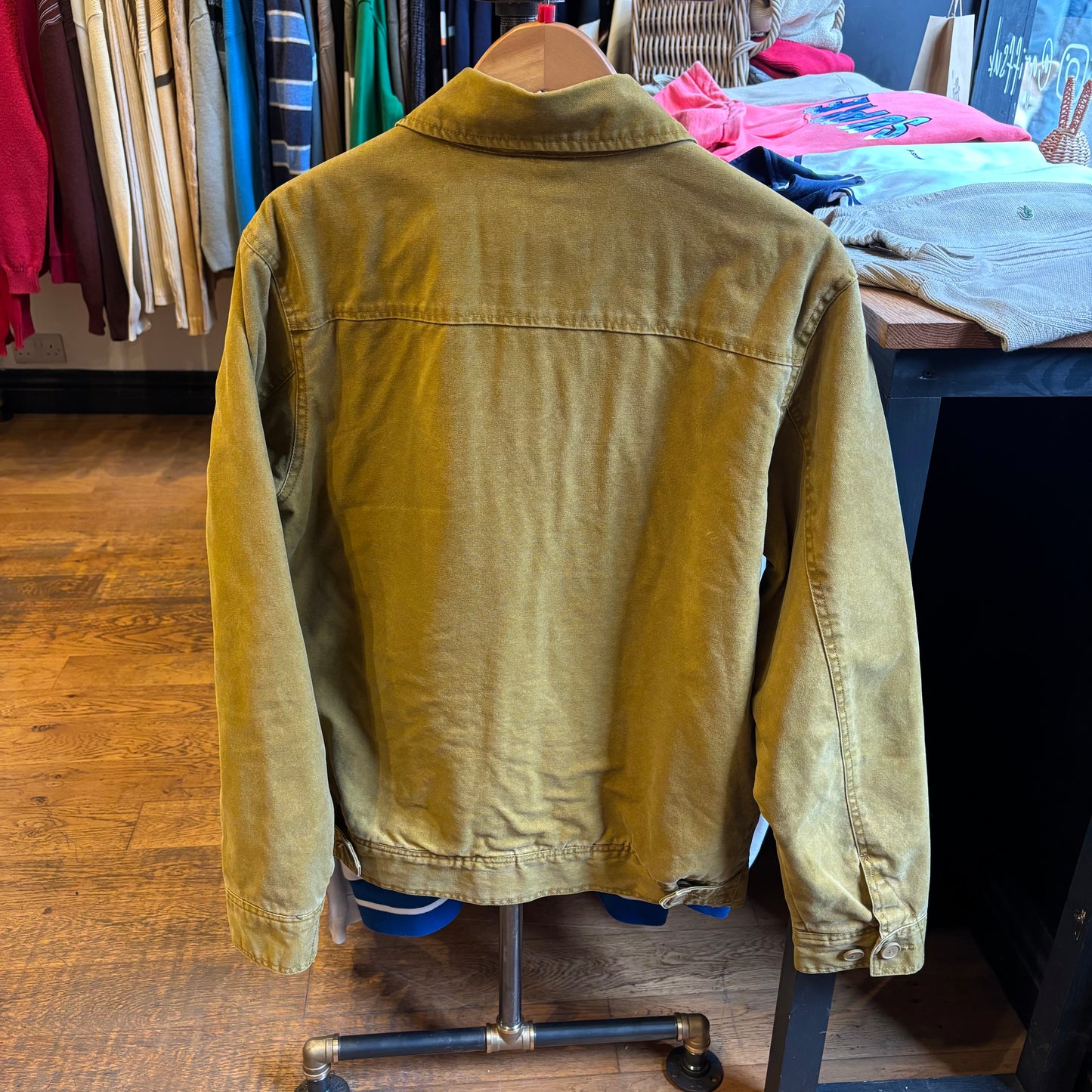 Quiksilver Fleece Lined Work Jacket Beige (Large)