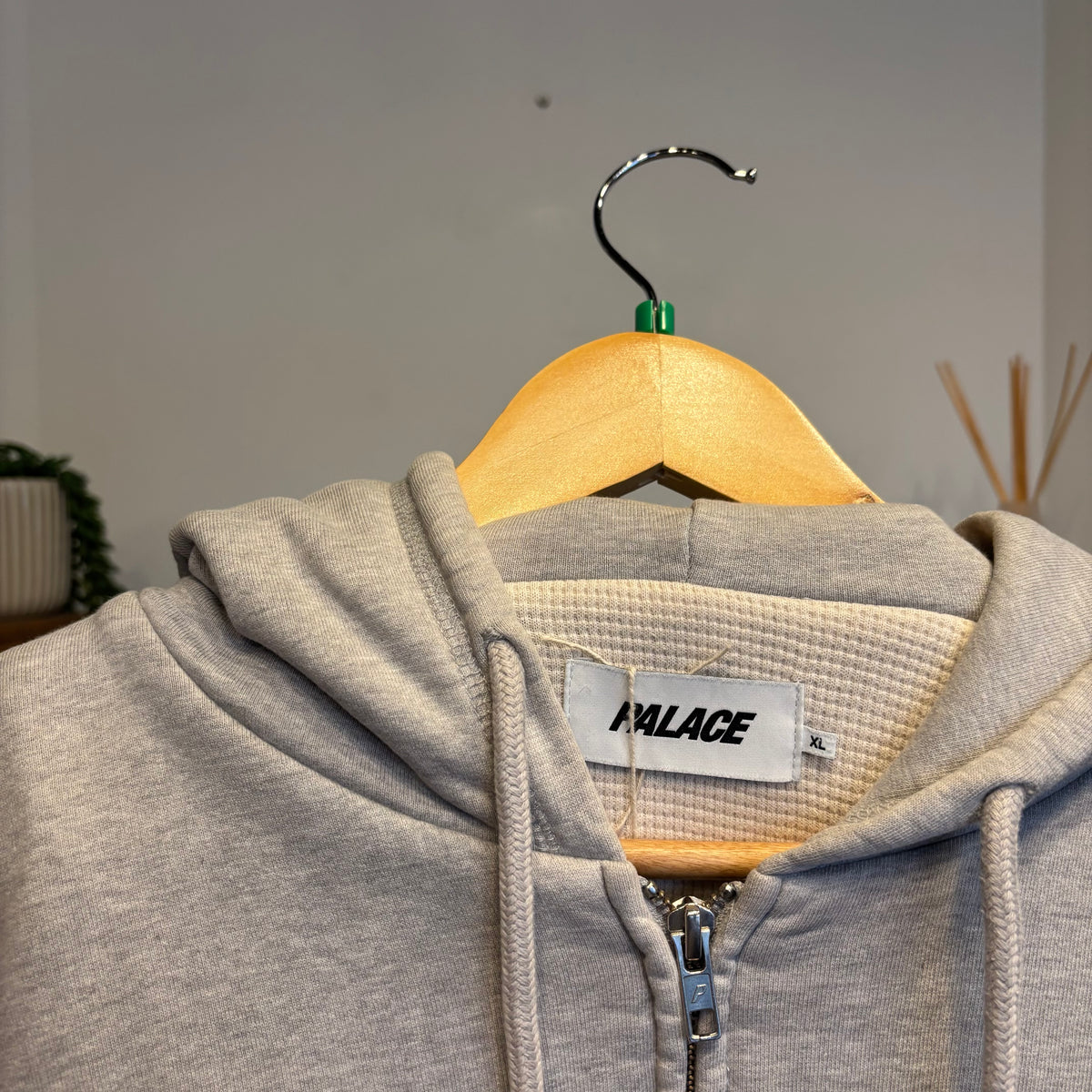 Palace SS22 Arch Zip Hoodie Grey (XL)
