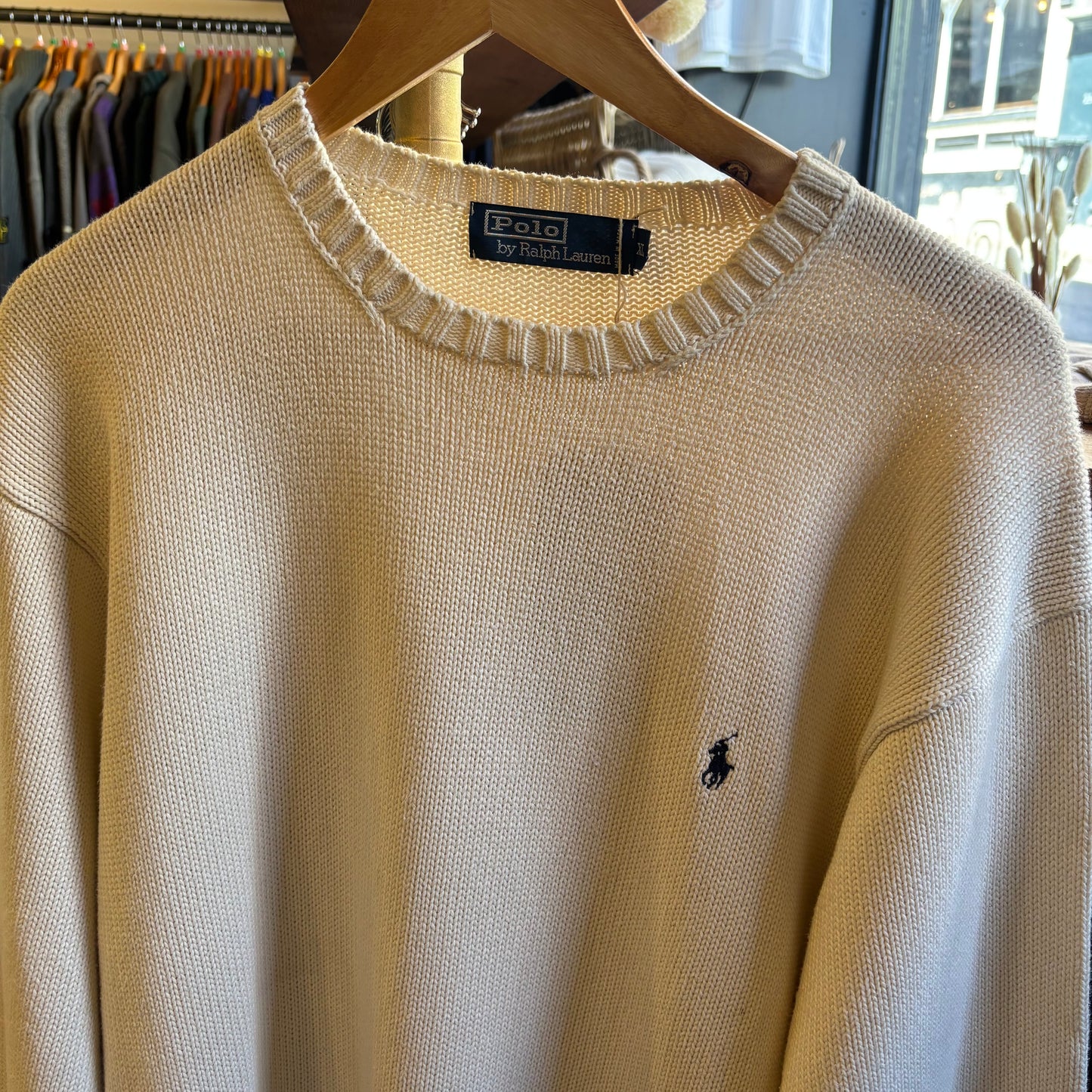 Ralph Lauren Pullover Knit Jumper Cream (XL)