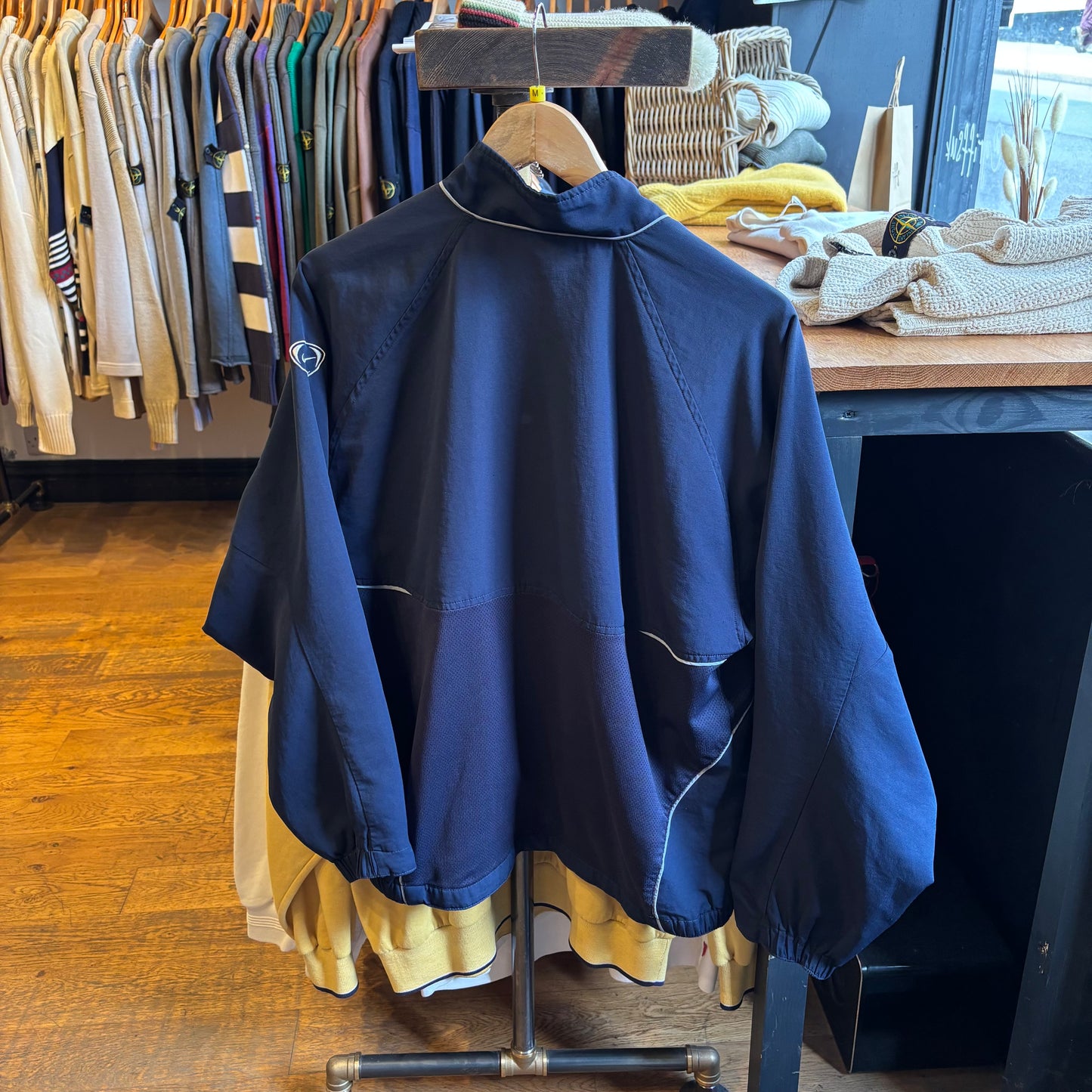 Nike T90 Zip Up Track Jacket Navy (Medium)
