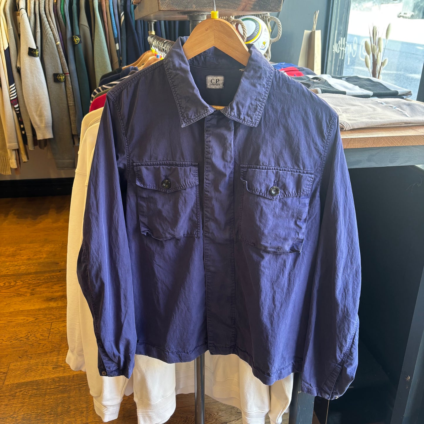 CP Company S/S 2010 Zip Up Overshirt Navy (Medium)