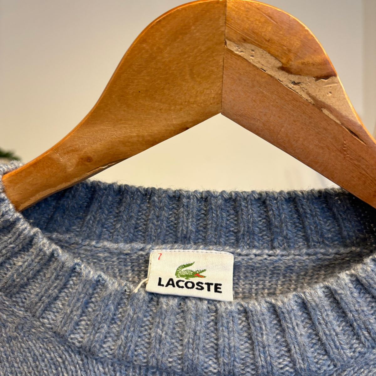 Lacoste Colourblock Pullover Knit Jumper Blue (XL)