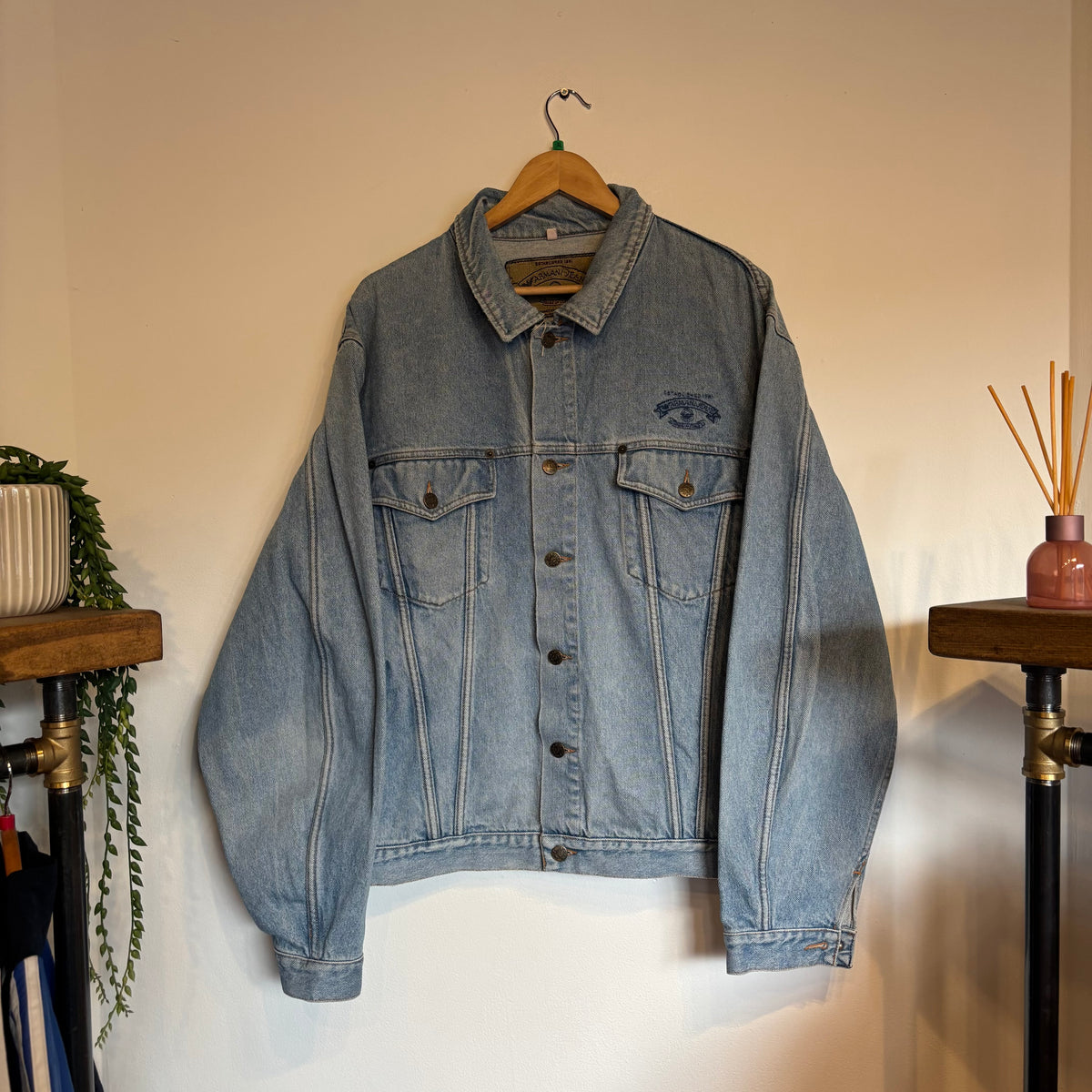 Armani Jeans 90s Button Up Denim Jacket (XL)