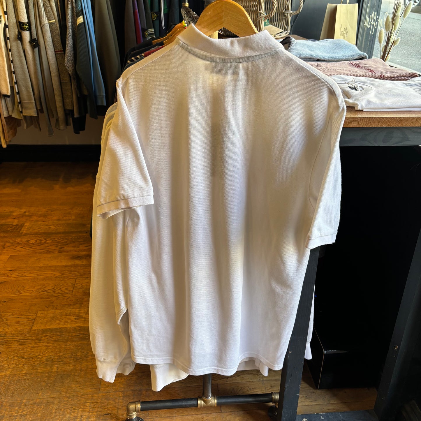 Yves Saint Laurent Polo Shirt White (Large)