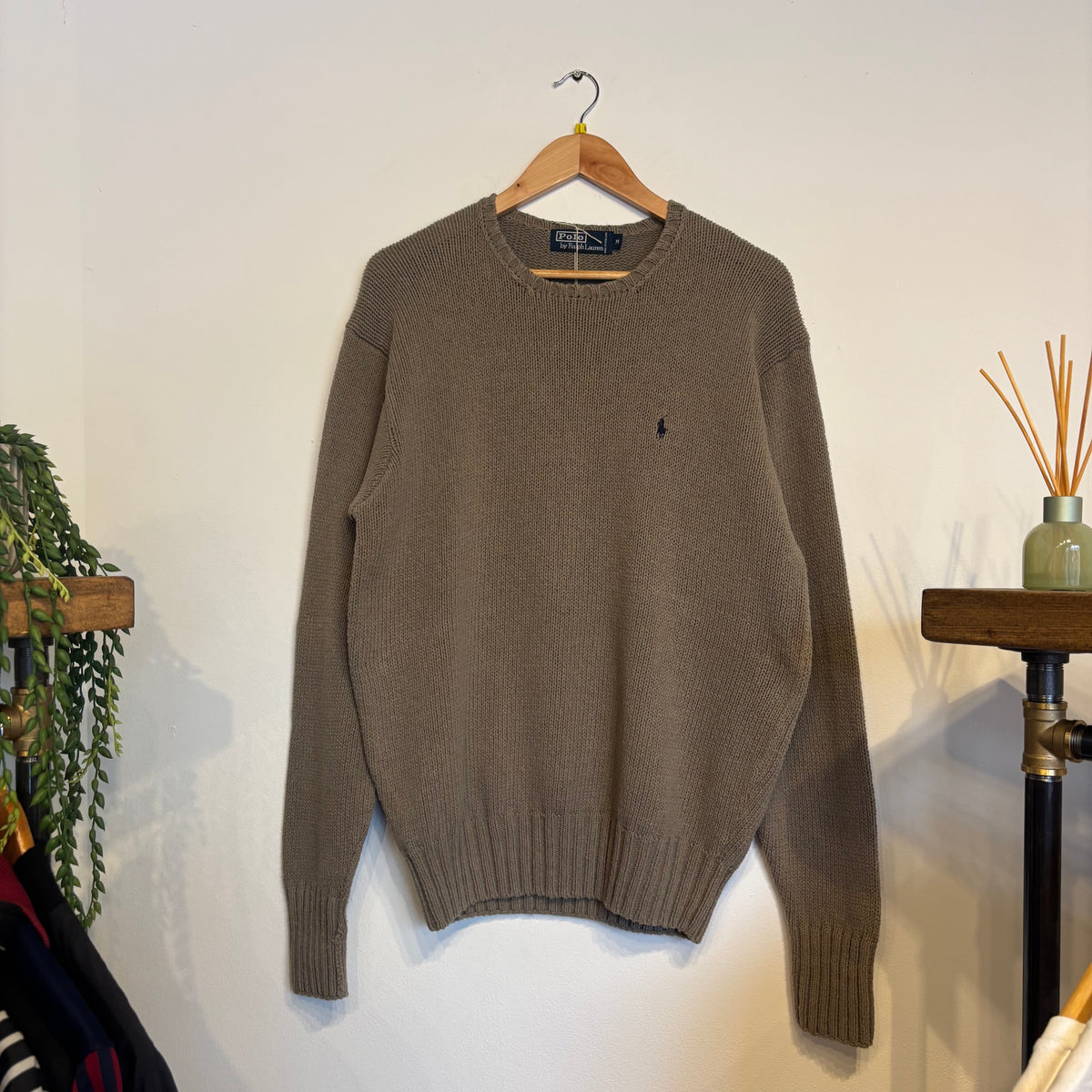 Ralph Lauren Pullover Knit Jumper Brown (Medium)