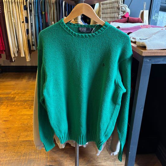 Ralph Lauren Pullover Knit Jumper Green (Large)