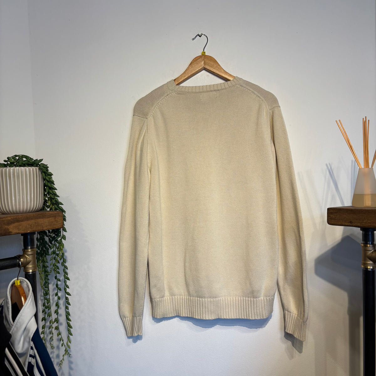 Ralph Lauren Pullover Knit Jumper Cream (Medium)