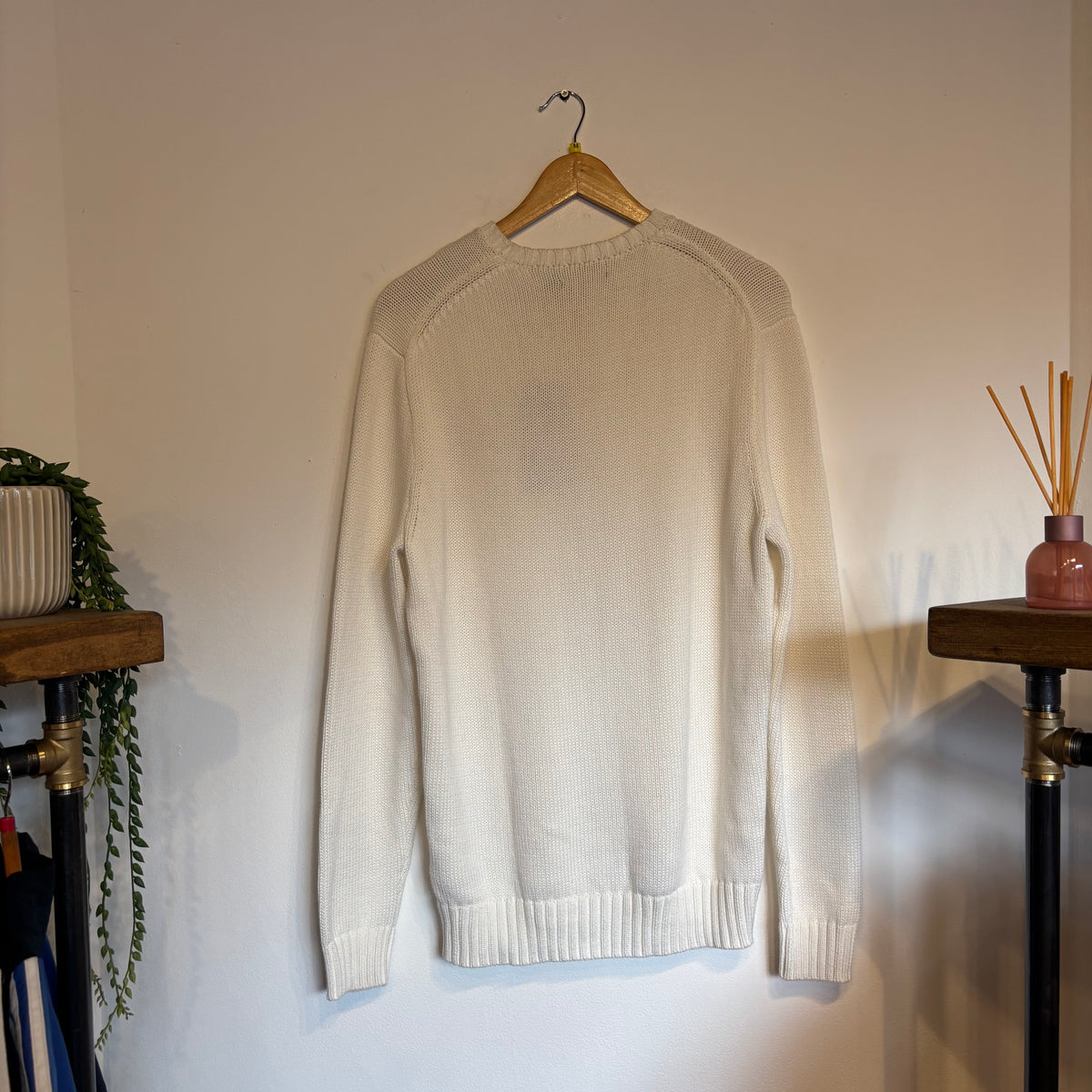 Ralph Lauren Pullover Knit Jumper Cream (Medium)