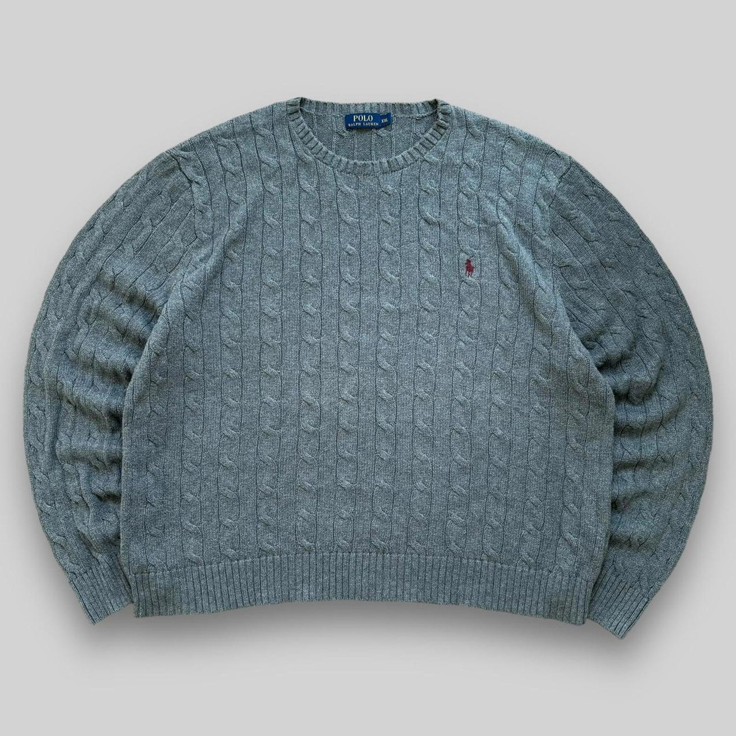 Ralph Lauren Cable Jumper Grey (XXL)