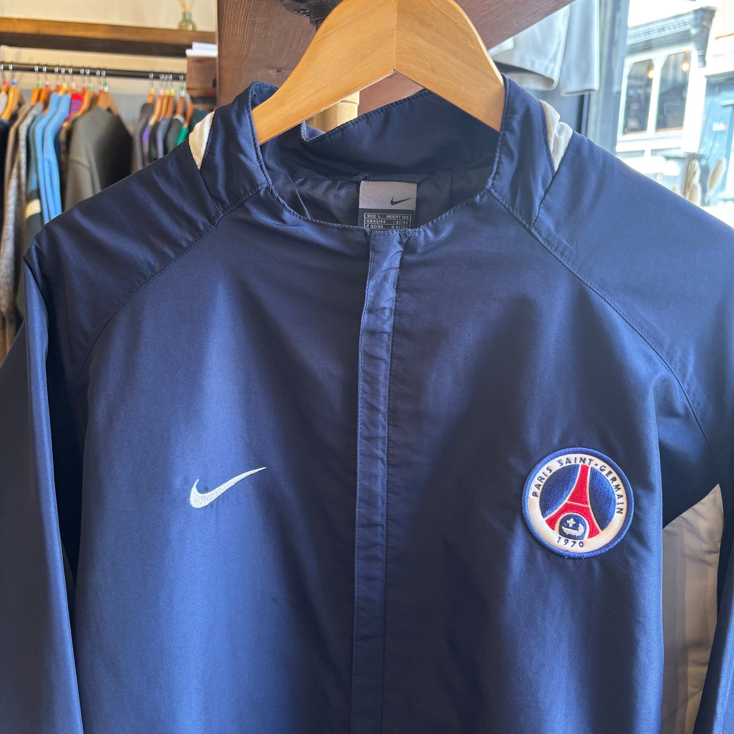 Paris Saint Germain Nike 2003/04 T90 Training Jacket Navy (Large)
