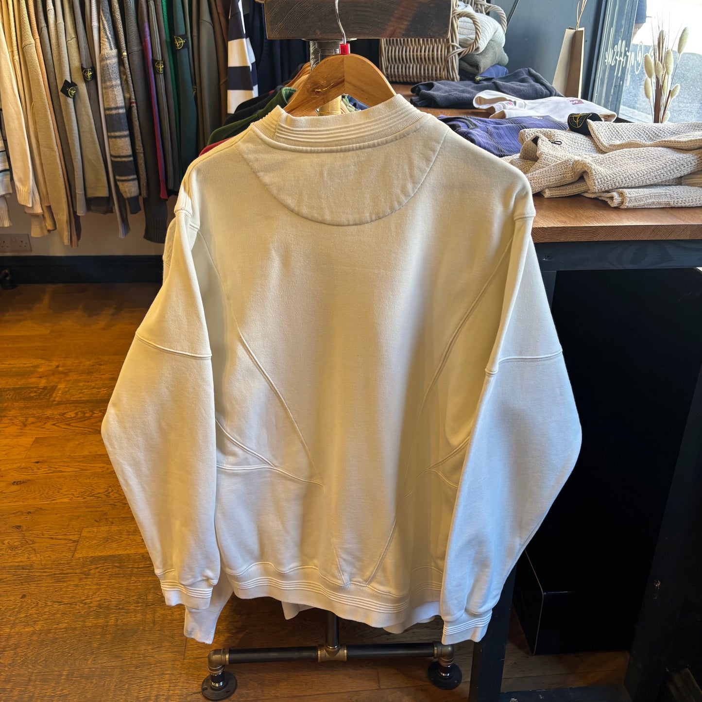 Palace SS19 Espirito Oversized Sweatshirt White (Large)