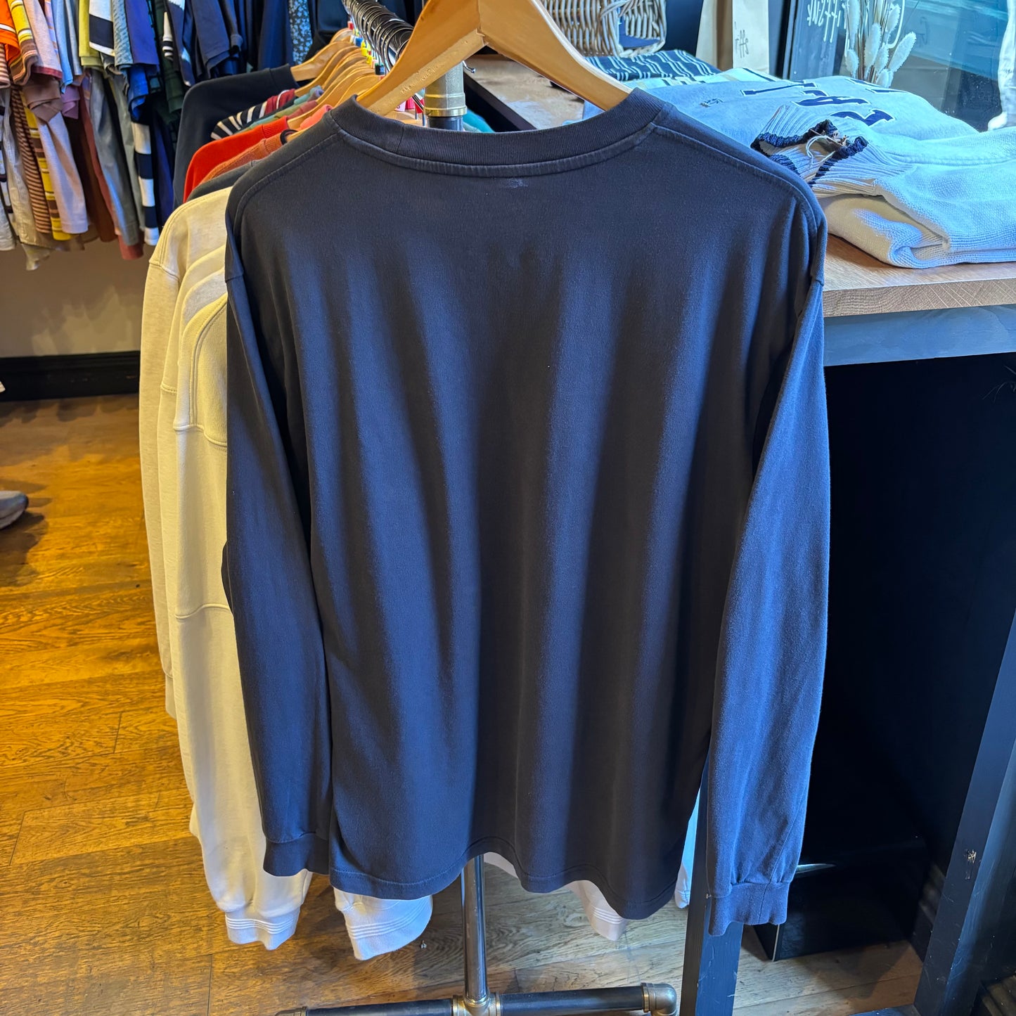Palace FW18 24hr Longsleeve T-Shirt Navy (Medium)