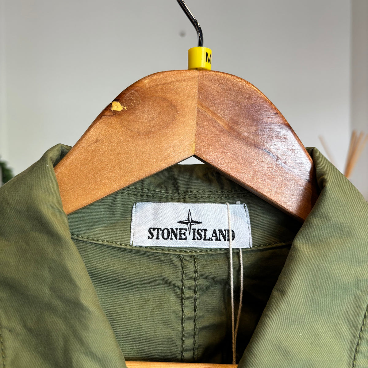 Stone Island S/S 2022 Supima Cotton Twill TC Overshirt Green (Medium)