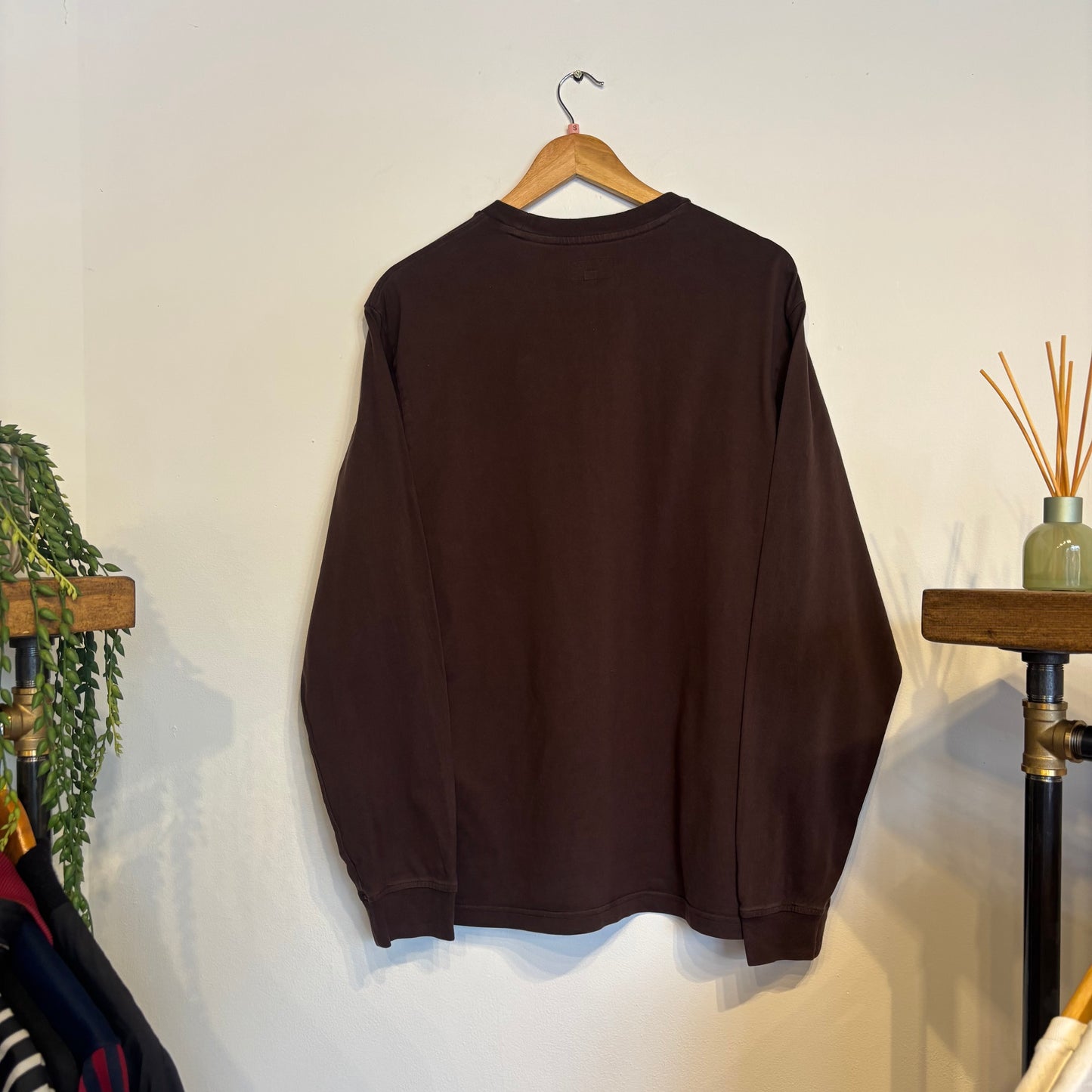 Supreme Small Box Logo Longsleeve T-Shirt Brown (Small)