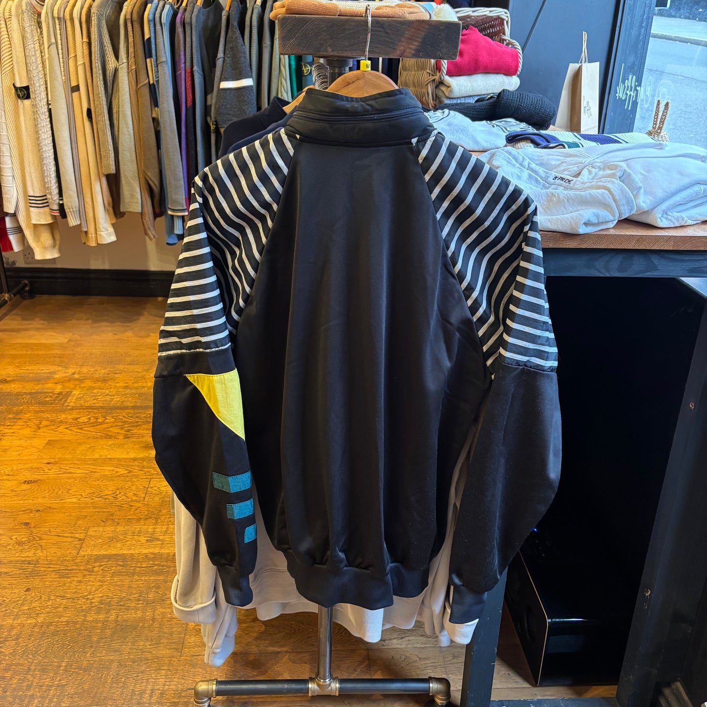 Adidas Zip Up Track Jacket Black (Medium)