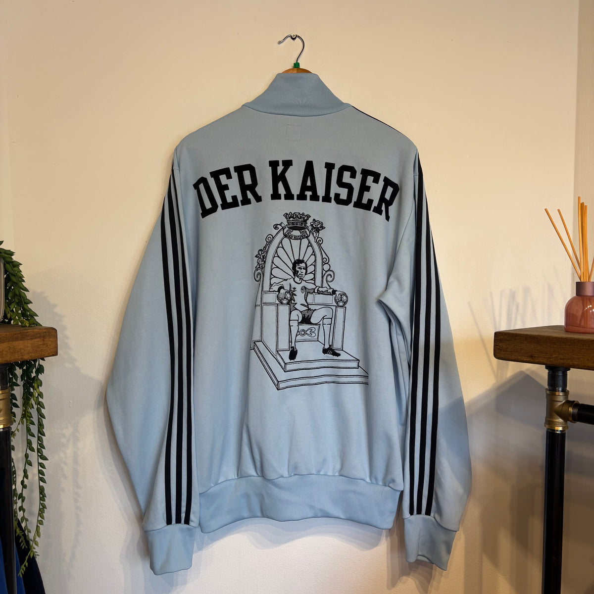 Adidas Originals 2005 Der Kaiser Track Jacket Light Blue (XL)
