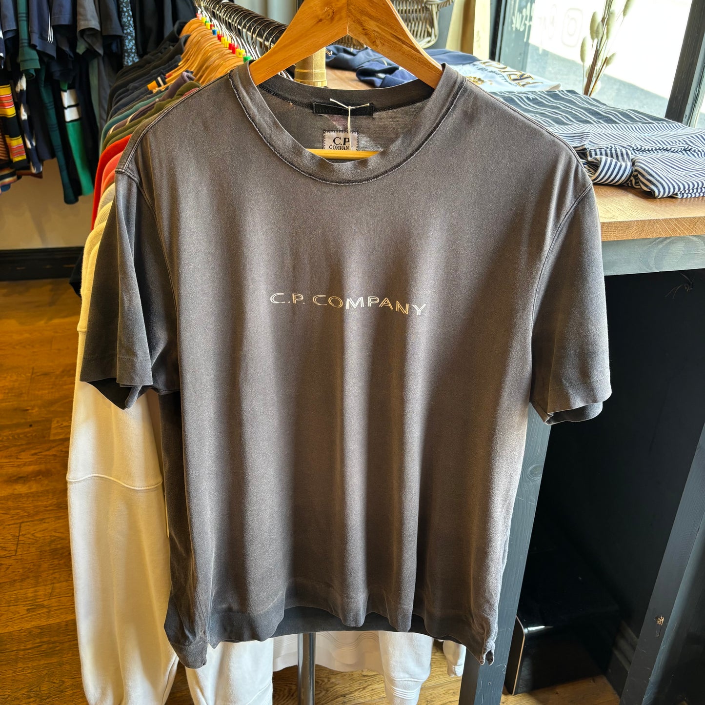 CP Company A/W 2007 Faded Spellout T-Shirt (Large)