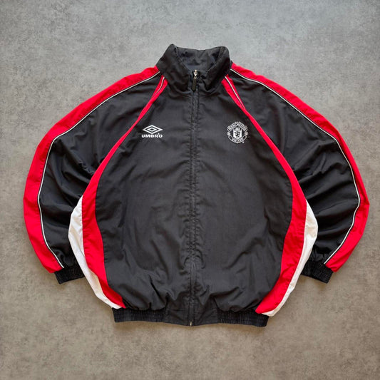 Man United Jacket Black (Medium)