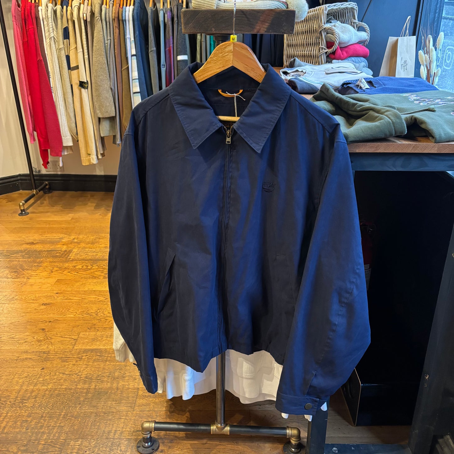 Timberland Weathergear Harrington Style Jacket Blue (Medium)