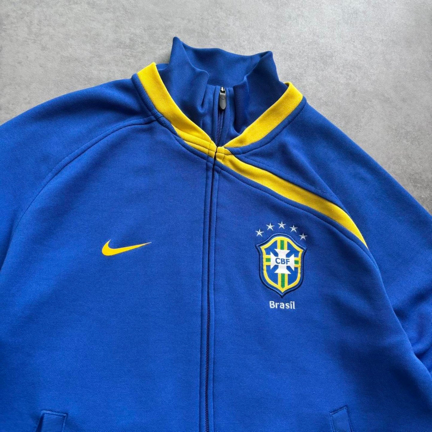 Nike Brazil Jacket Blue (Large)