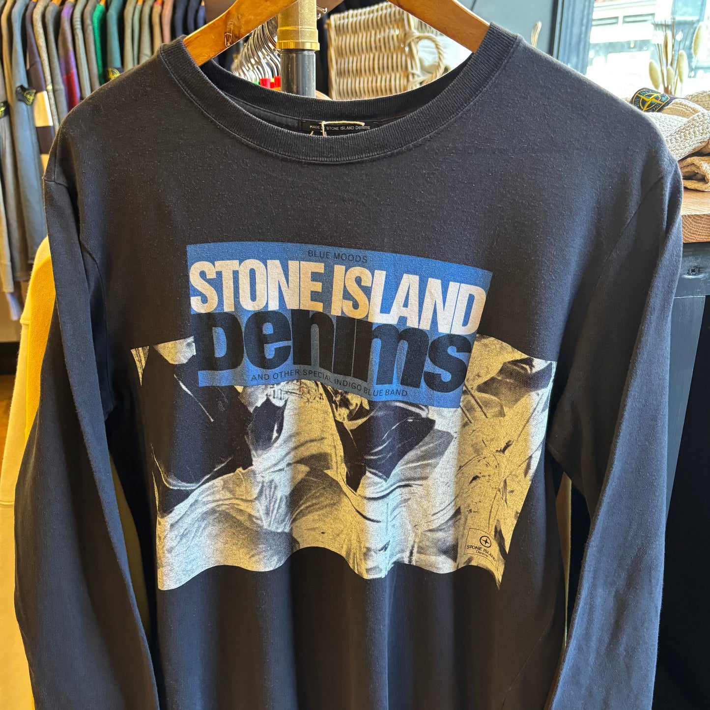 Stone Island Denims A/W 2006 Longsleeve T-Shirt Black (Medium)