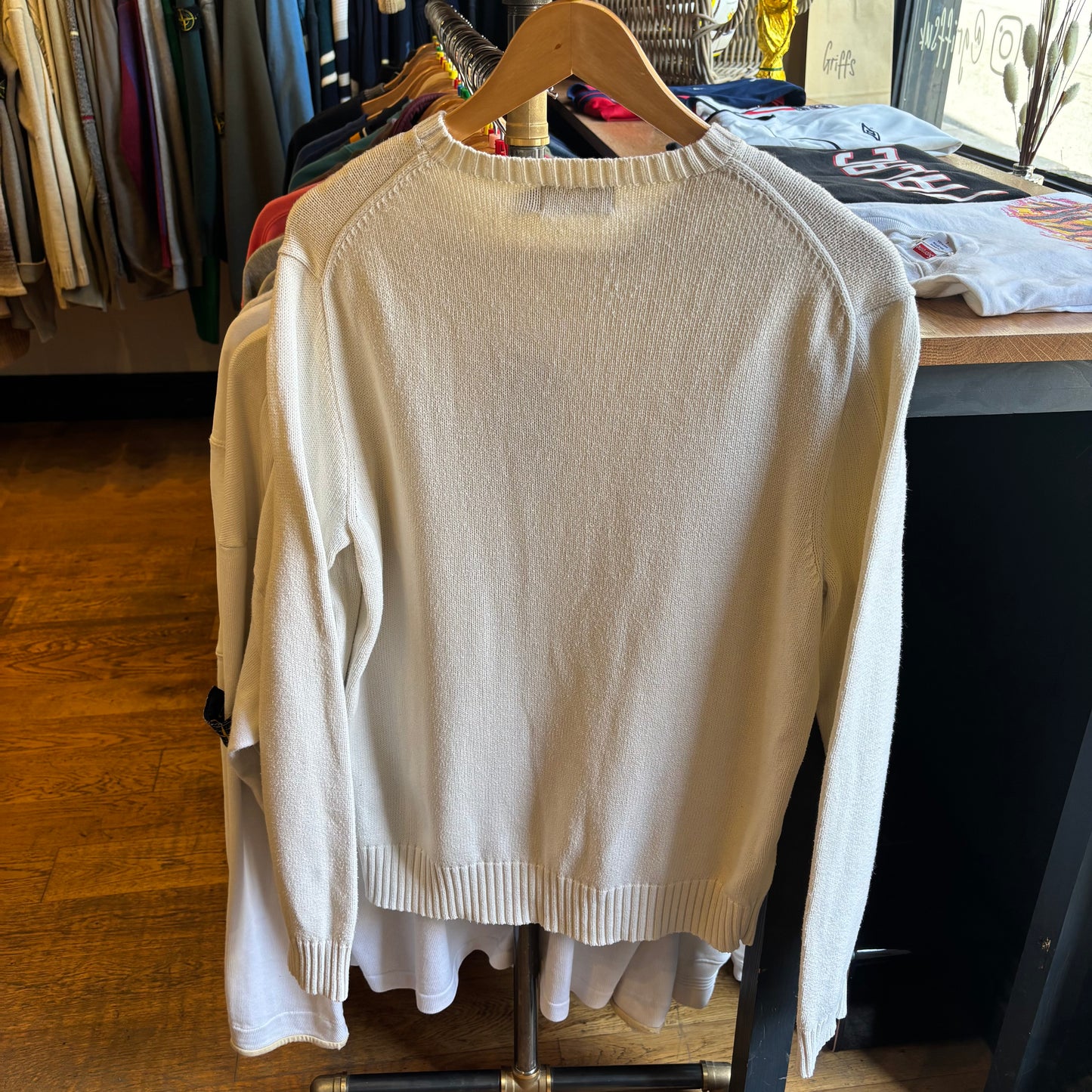 Ralph Lauren Pullover Knit Jumper Cream (Medium)