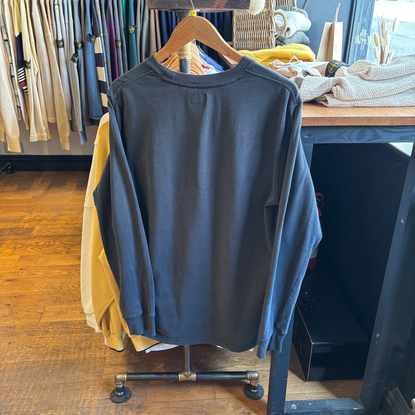 Supreme SS16 Arc Logo Longsleeve T-Shirt Navy (Medium)