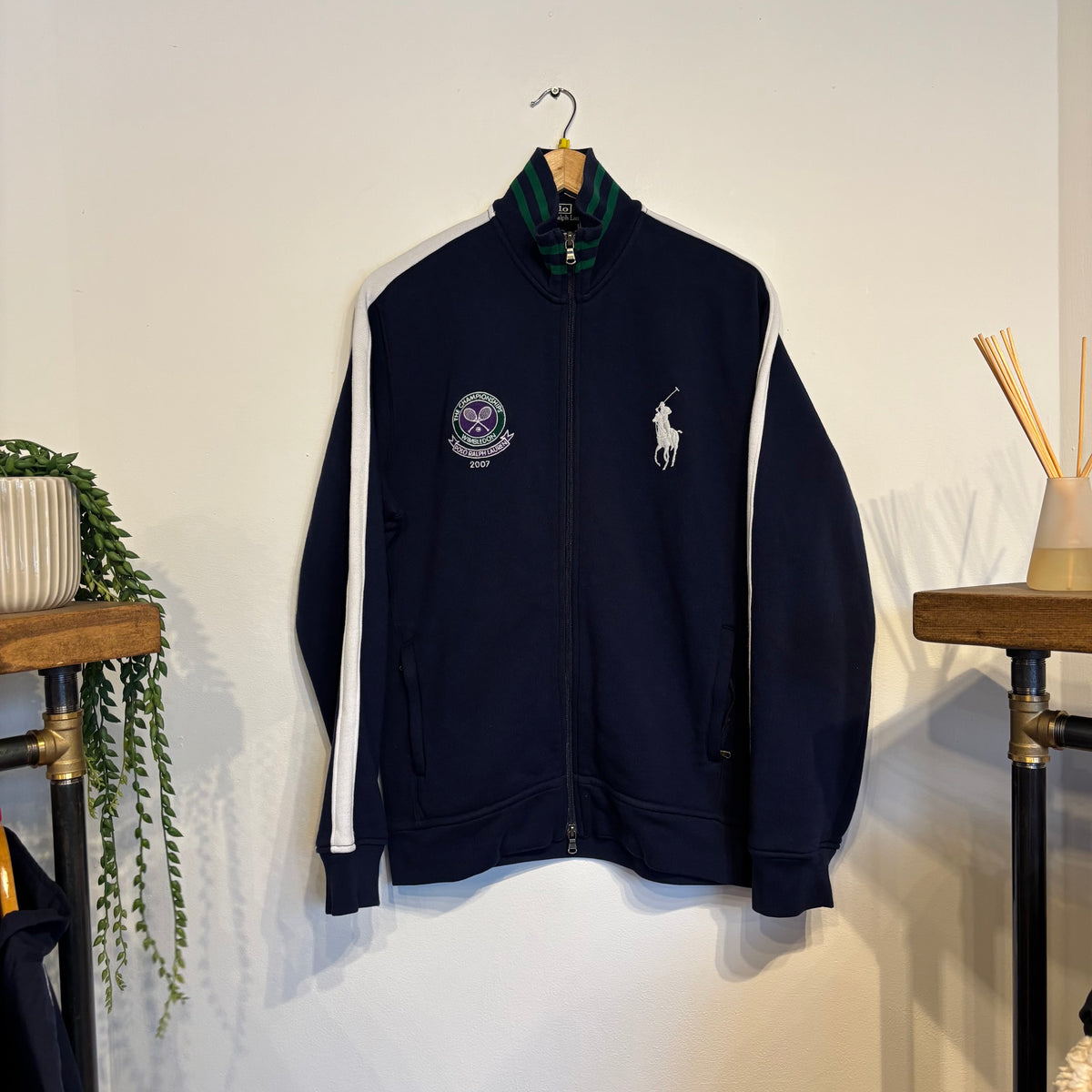 Ralph Lauren Wimbledon 2007 Full Zip Jumper Navy (Medium)