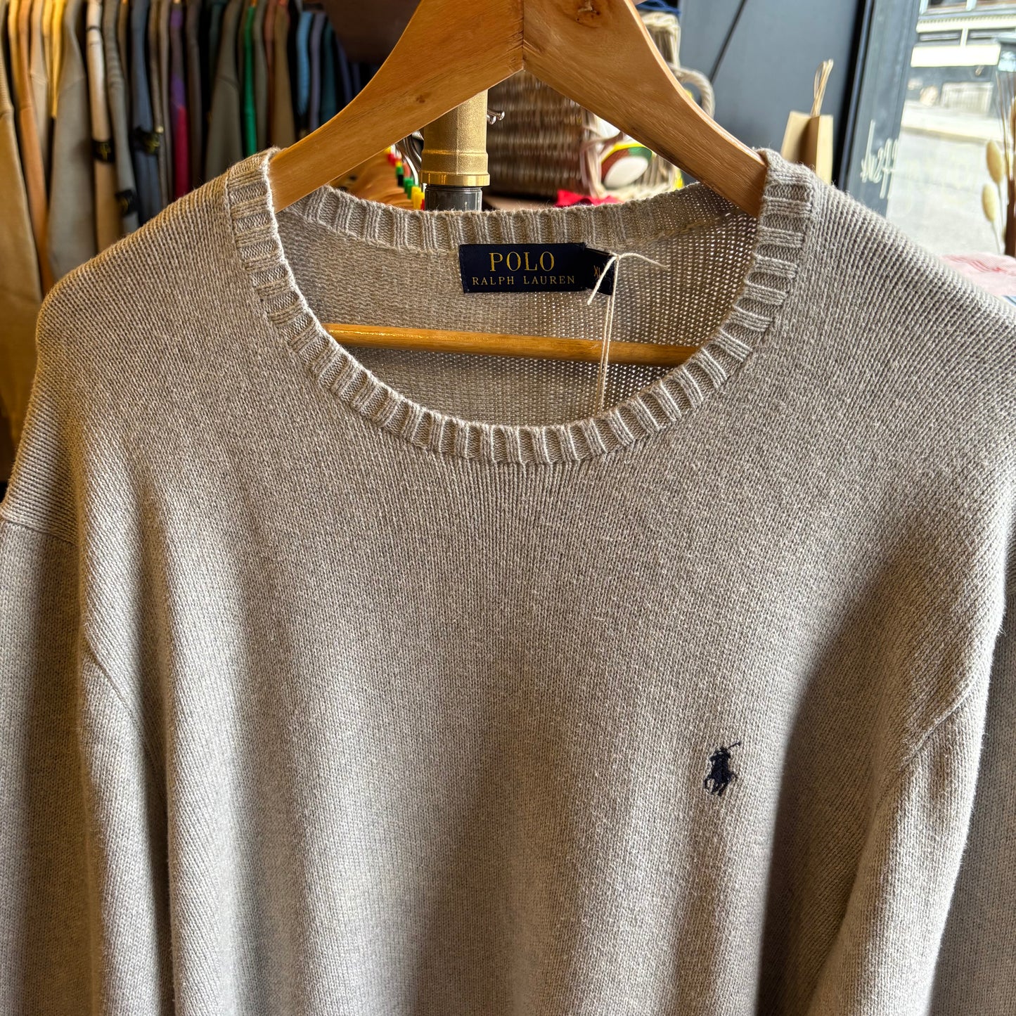 Ralph Lauren Pullover Knit Jumper Grey (XL)