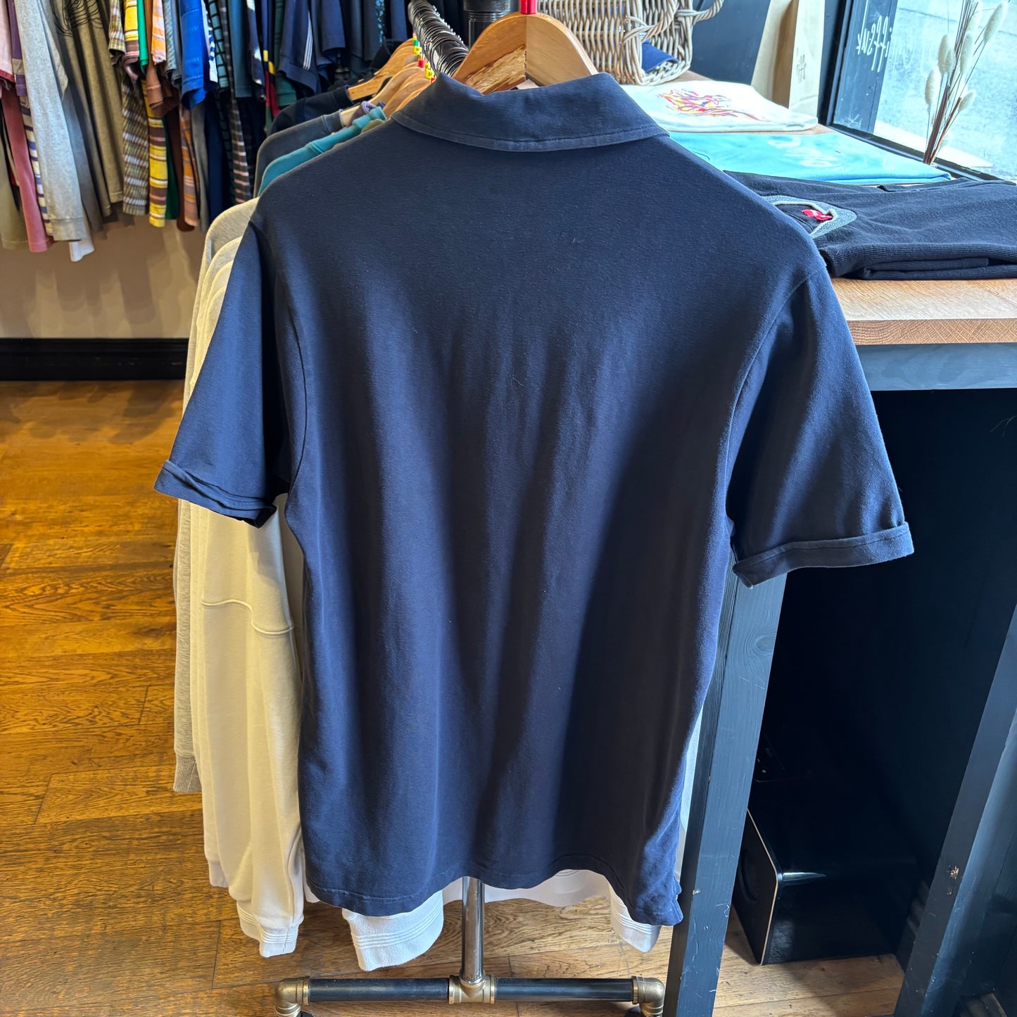 Prada SS11 Polo Shirt Navy (Large)