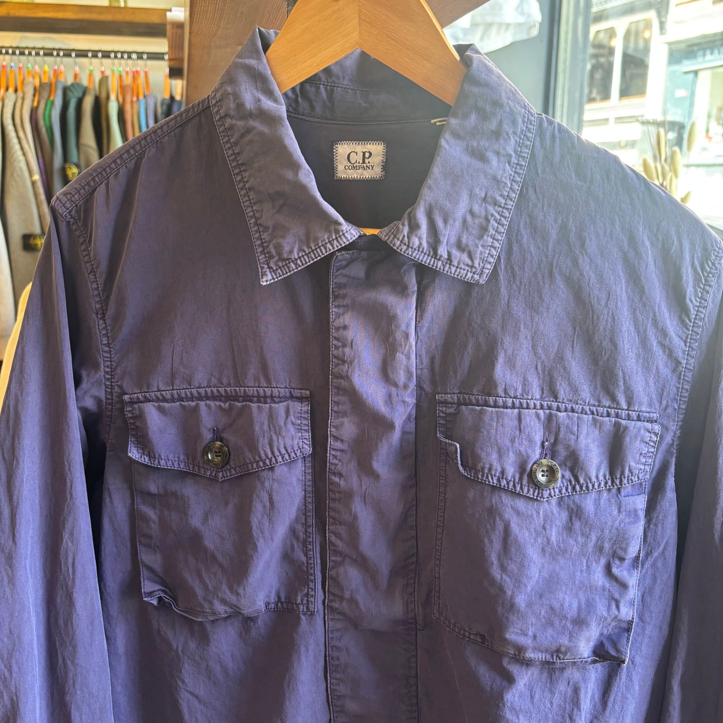 CP Company S/S 2010 Zip Up Overshirt Navy (Medium)