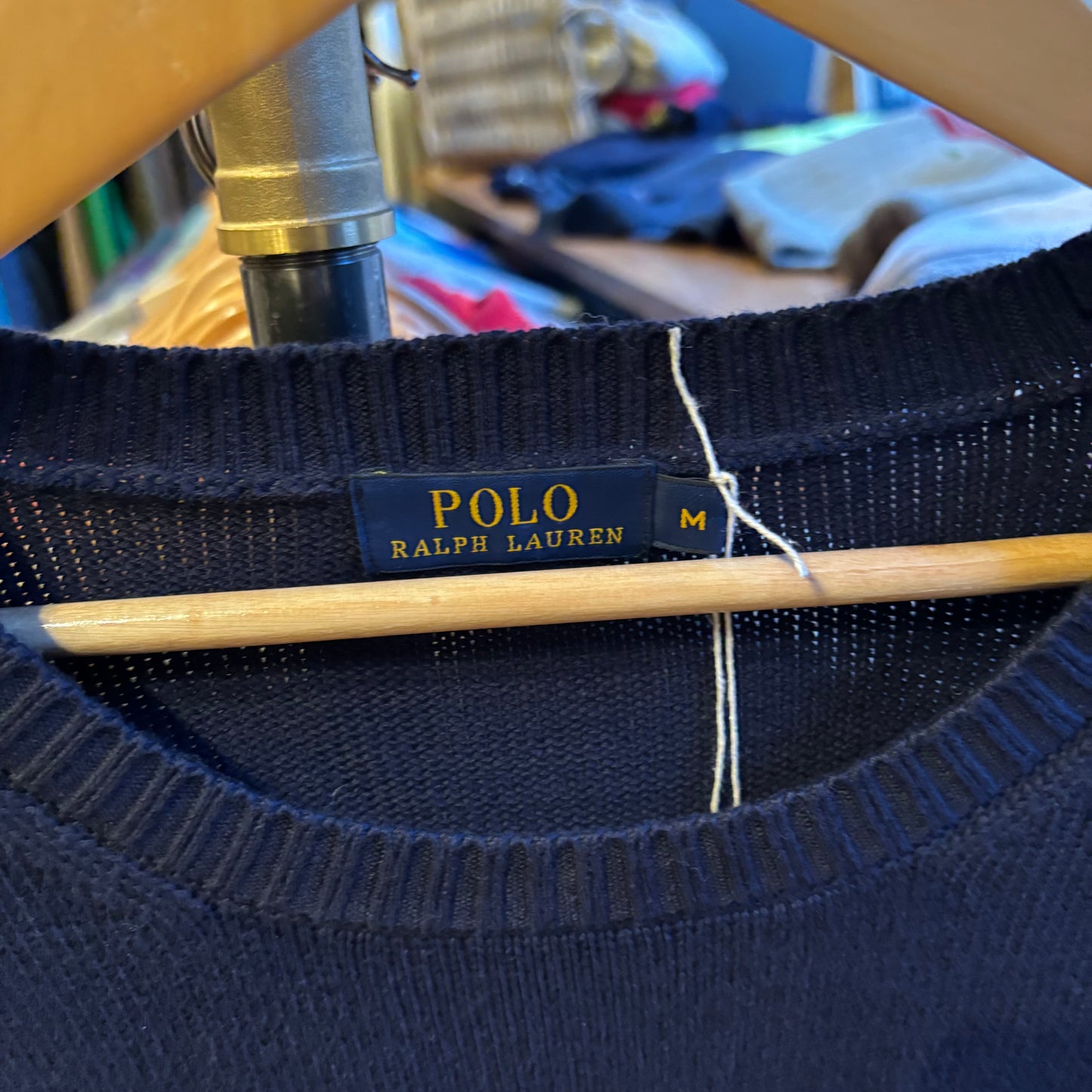 Ralph Lauren Pullover Knit Jumper Navy (Medium)